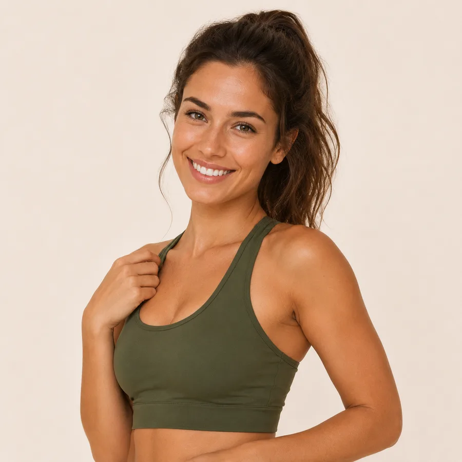 Mujer feliz con el resultado
